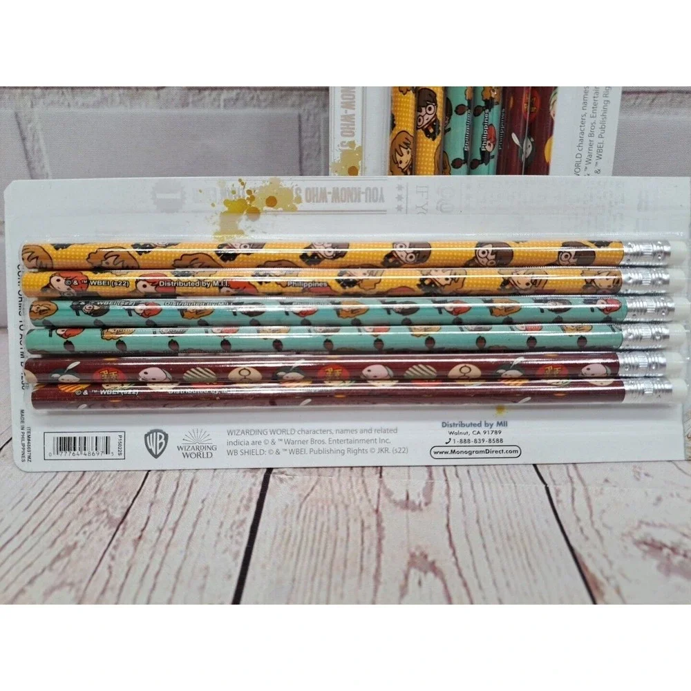 2 Packs, 12 Pencils  Wizarding World Harry Potter Pencils Bulk - School Supplies